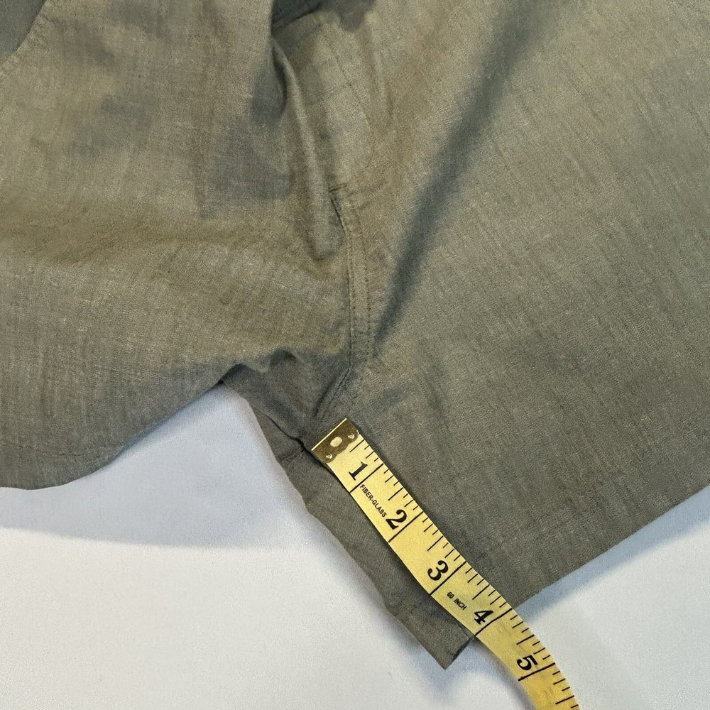 Magellan Classic Outdoor Shorts Size S 4" Chambray Gorpcore Trails Olive Green - Picture 10 of 11
